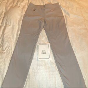 Alfani Gray Slim Leg Stretchy Pants - Size 8 Petite